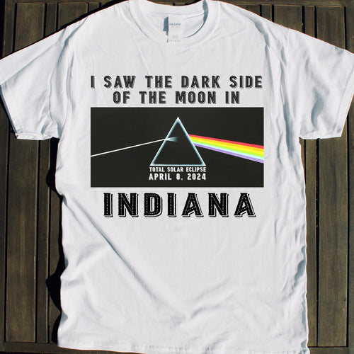 Indiana Solar Eclipse Shirt for sale April 8 2024 souvenir tshirt Total Solar Eclipse shirt for sale April 8 2024 souvenir gift shop commemorative tshirts 4/8/24 Made in USA