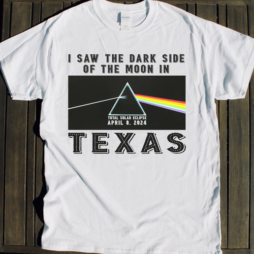 Texas Total Solar Eclipse shirt for sale April 8 2024 viewing party event souvenir tshirt for sale Total Solar Eclipse shirt for sale April 8 2024 souvenir gift shop commemorative tshirts 4/8/24 Made in USA