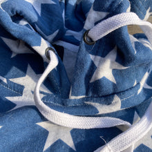 Stars and Stripes pattern hooded sweatshirt for sale for 4th of July celebrations or patriotic uniform for sale