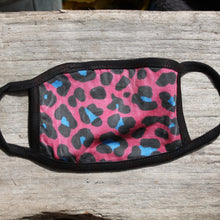 Pink Leopard Pattern Face Mask (Child & Adult sizes)