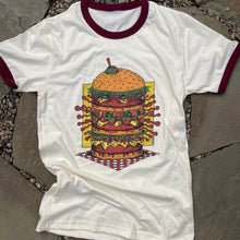 Cheese burger shirt design cheeseburger artwork for sale retro style design