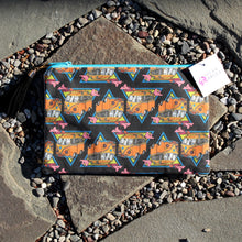 VW Camper Bus bag for sale clutch fashion with retro van pattern design by Ryan Wade. Available at RAD Shirts Custom Printing.