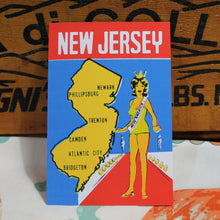 Retro New Jersey postcard