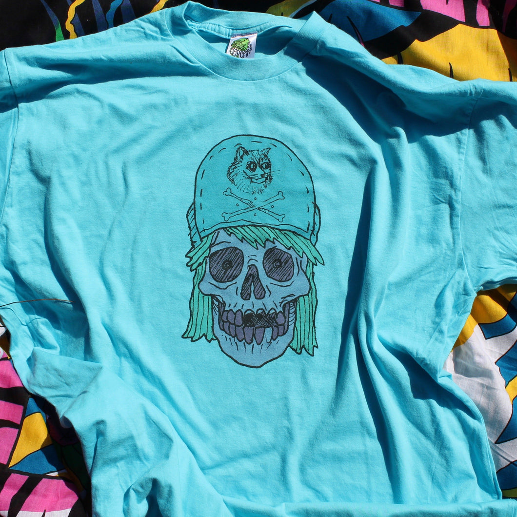 cat hat skull shirt design for only $5 cheap sale by radcakes.com