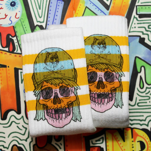 Skull Tube Socks