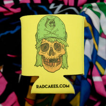 Cat Hat Skull koozie