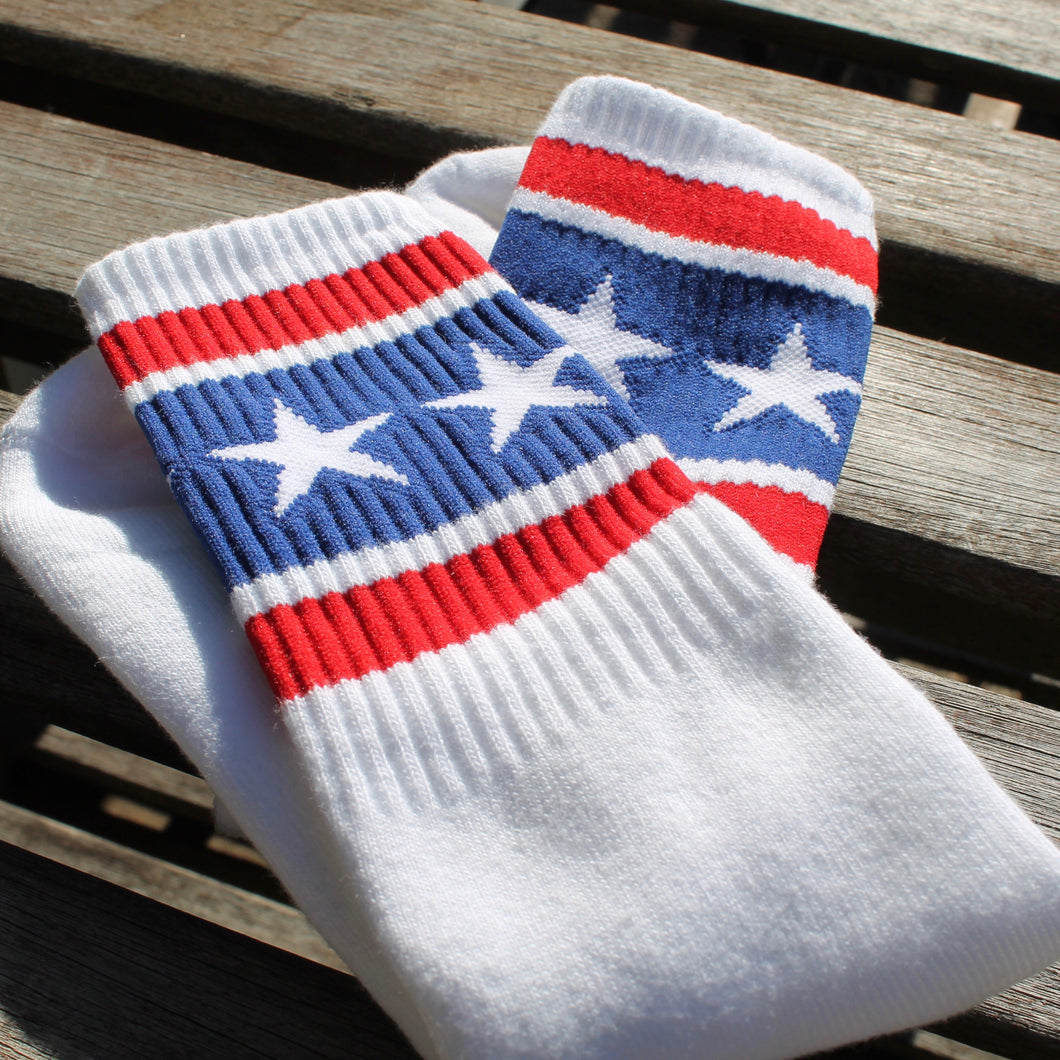 stars and stripes socks for sale retro tube socks