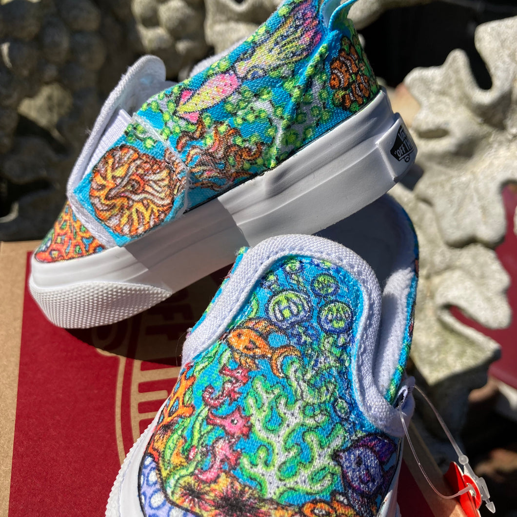 Custom Toddler Vans Slip On Sneakers – RAD Shirts Custom Printing