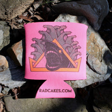 hot pink 1980s shark beer koozie natas panther 