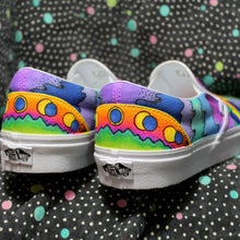 Peter Max style sneakers Custom Vans shoes for sale HAND DRAWN ART
