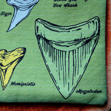 Fossil Shark Tooth Identification clutch bag - RadCakes Shirt Printing