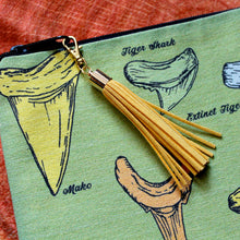 Fossil Shark Tooth Identification clutch bag - RadCakes Shirt Printing