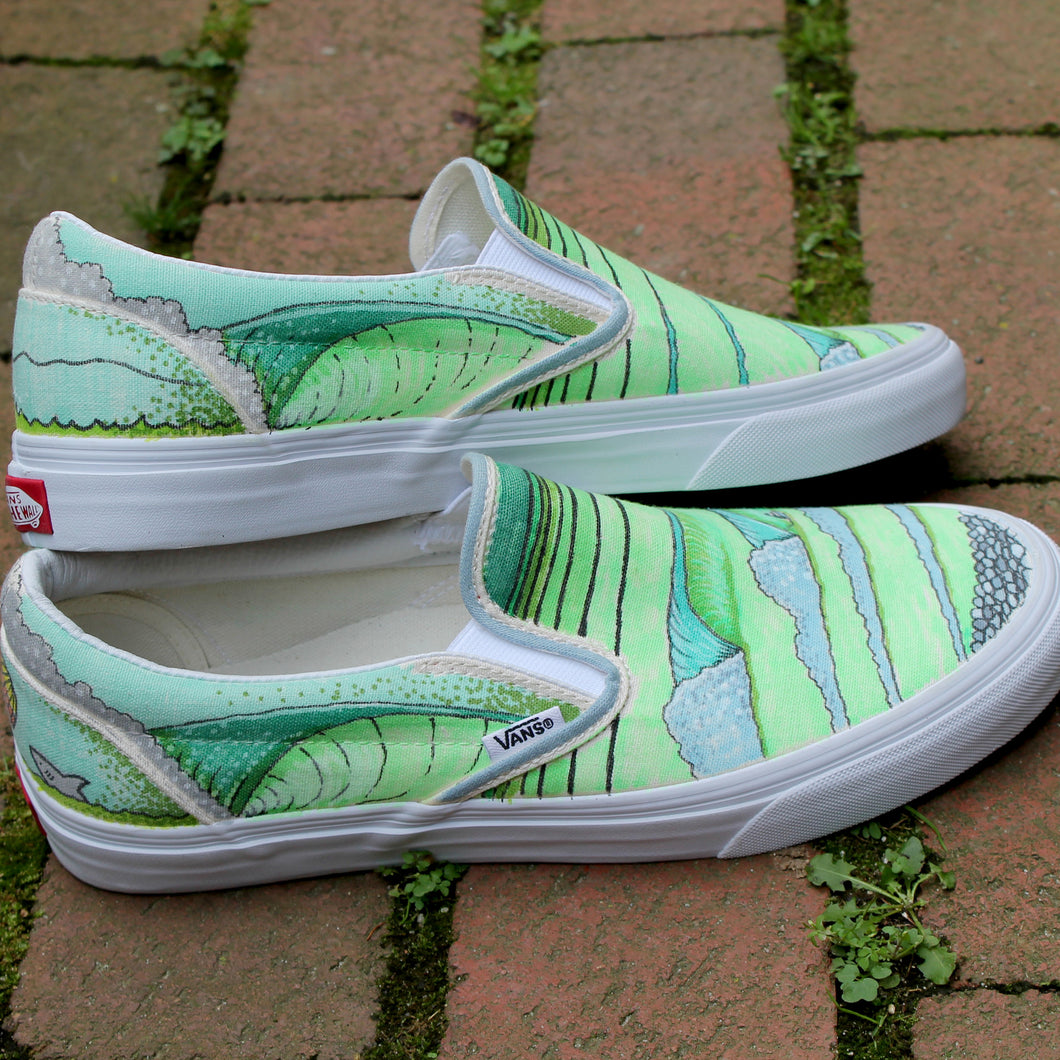 Vans Bodyboarding Custom Slip on Sneakers