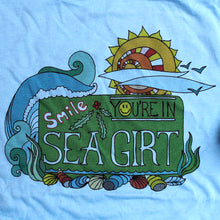 smile you're in sea girt shirt sign design nj radcakes christmas gift