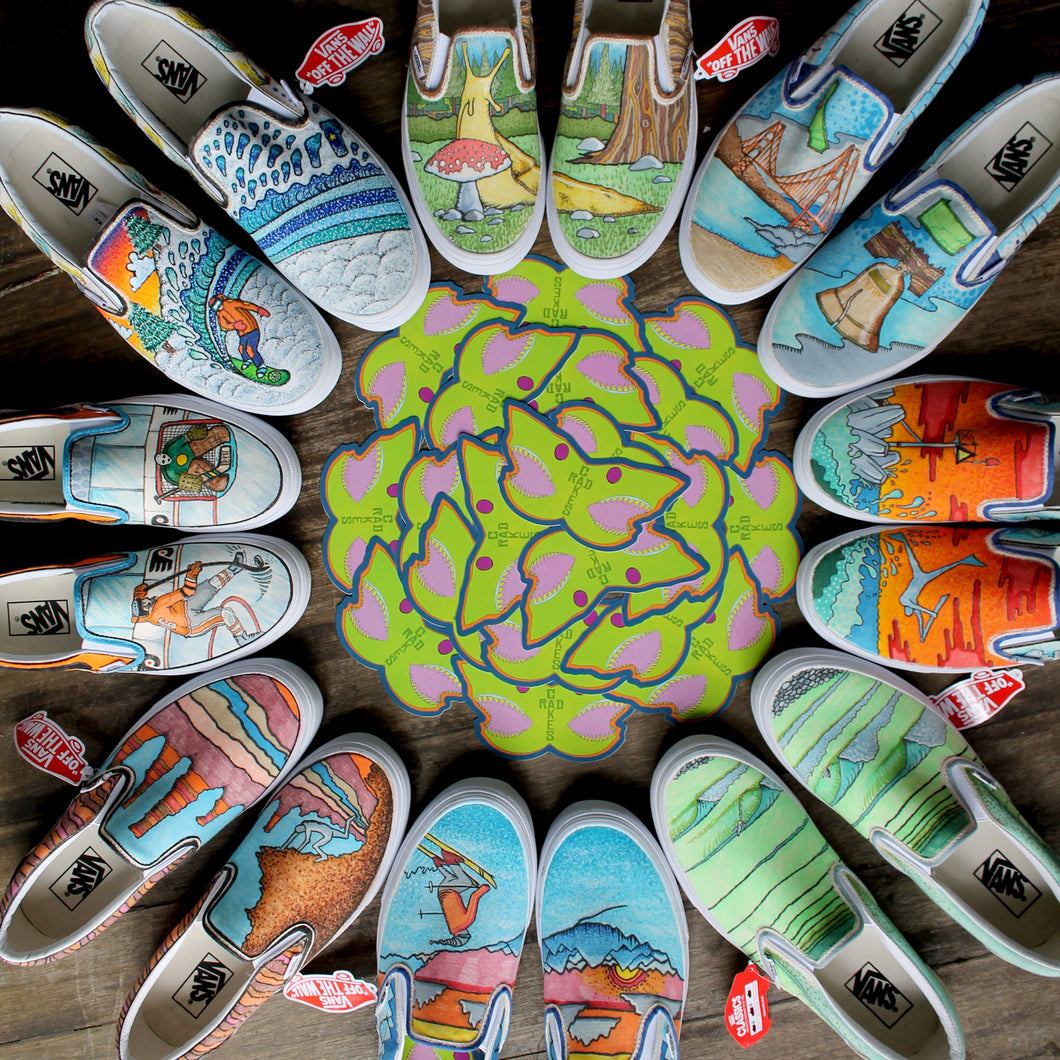 Interpretatie Bewust worden huren Custom designed Vans Slip On Sneakers – RAD Shirts Custom Printing