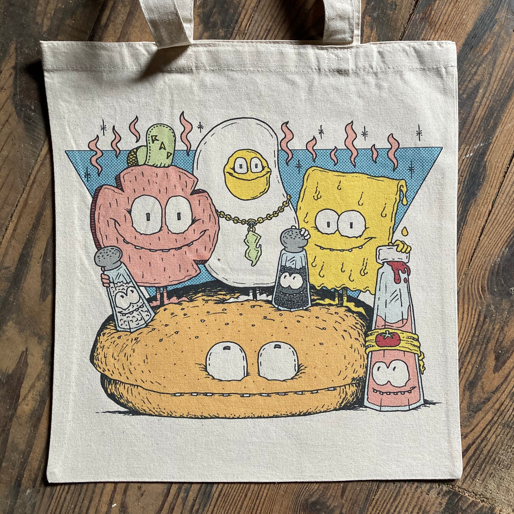 Pork Roll, Egg, and Cheese tote bag