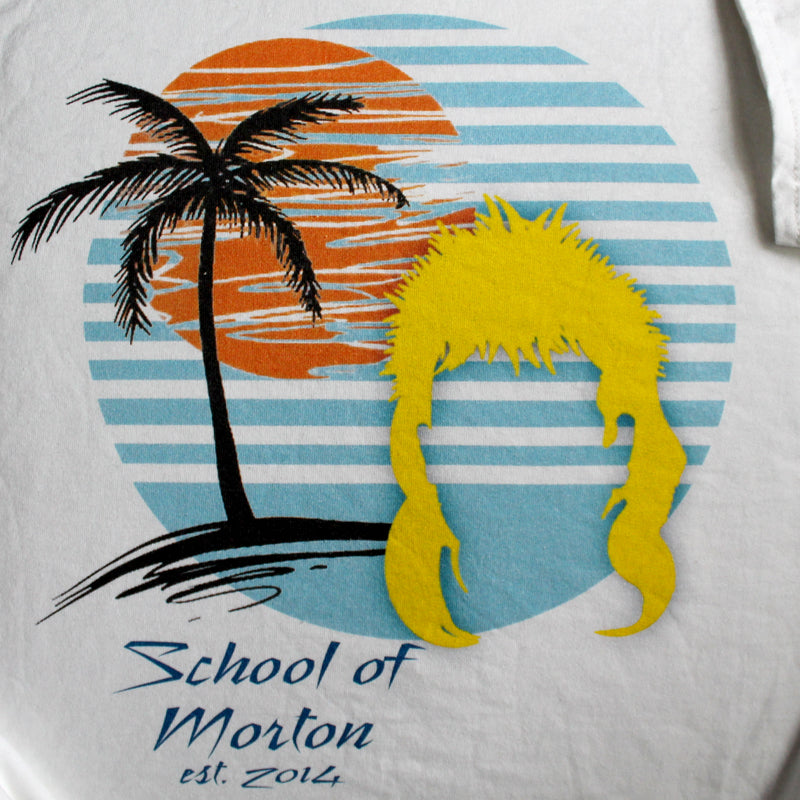 School of Morton shirt / White / Adult LARGE - RadCakes Shirt Printing