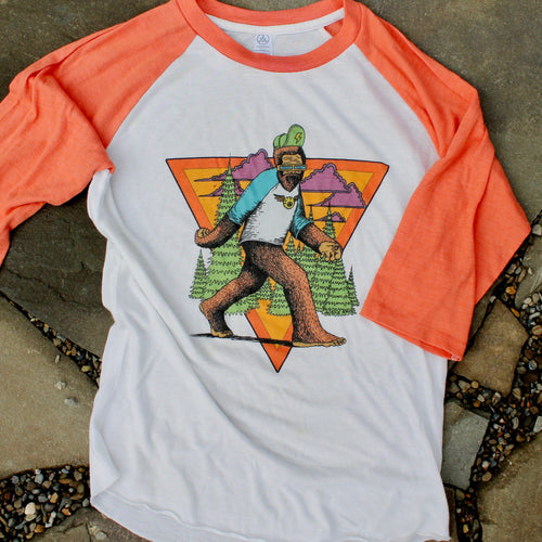Big Foot 3/4 sleeve shirt