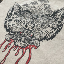 Bat Mushroom Tote Bag for sale artwork by Space Bat Killer