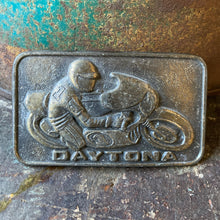 Daytona Motorcycle Racing belt buckle for sale vintage collectibles and fashion shop