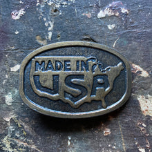 Made in USA belt buckle