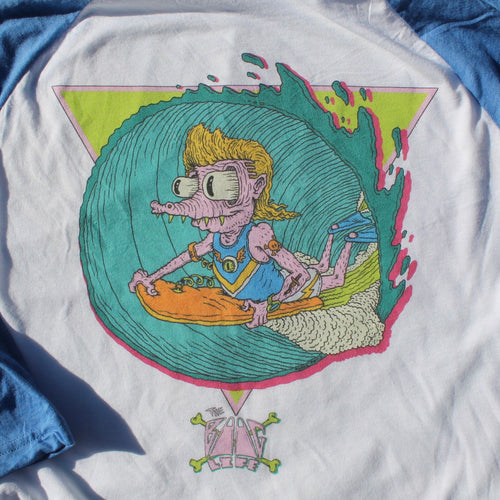 Bodyboarding Shirt for sale retro vintage surfing 80s style tshirt Rat Fink Ed Roth
