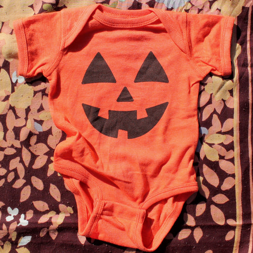 Jack O'Lantern Onesie Baby Halloween costume sale body suits for infants