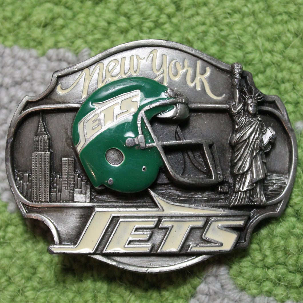 1987 New York Jets belt buckle