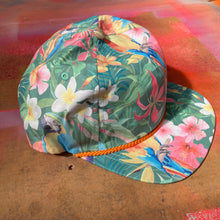 Aloha Rope Cap with Parrots