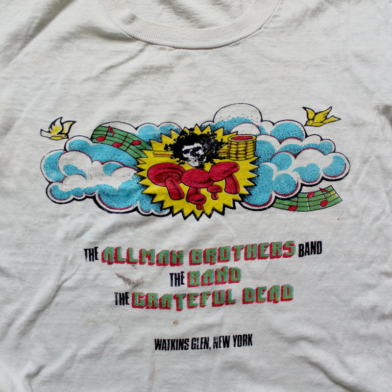 Original 1973 Watkins Glen Summer Jam shirt – RAD Shirts Custom