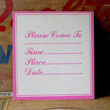 Vintage Peter Max Style 60's Sun & Rainbow invite card