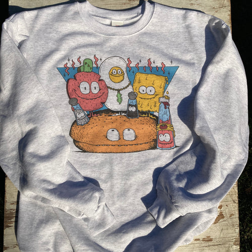 Pork Roll Egg and Cheese sweatshirt for sale NJ Taylor Ham breakfast sandwich New Jersey  design