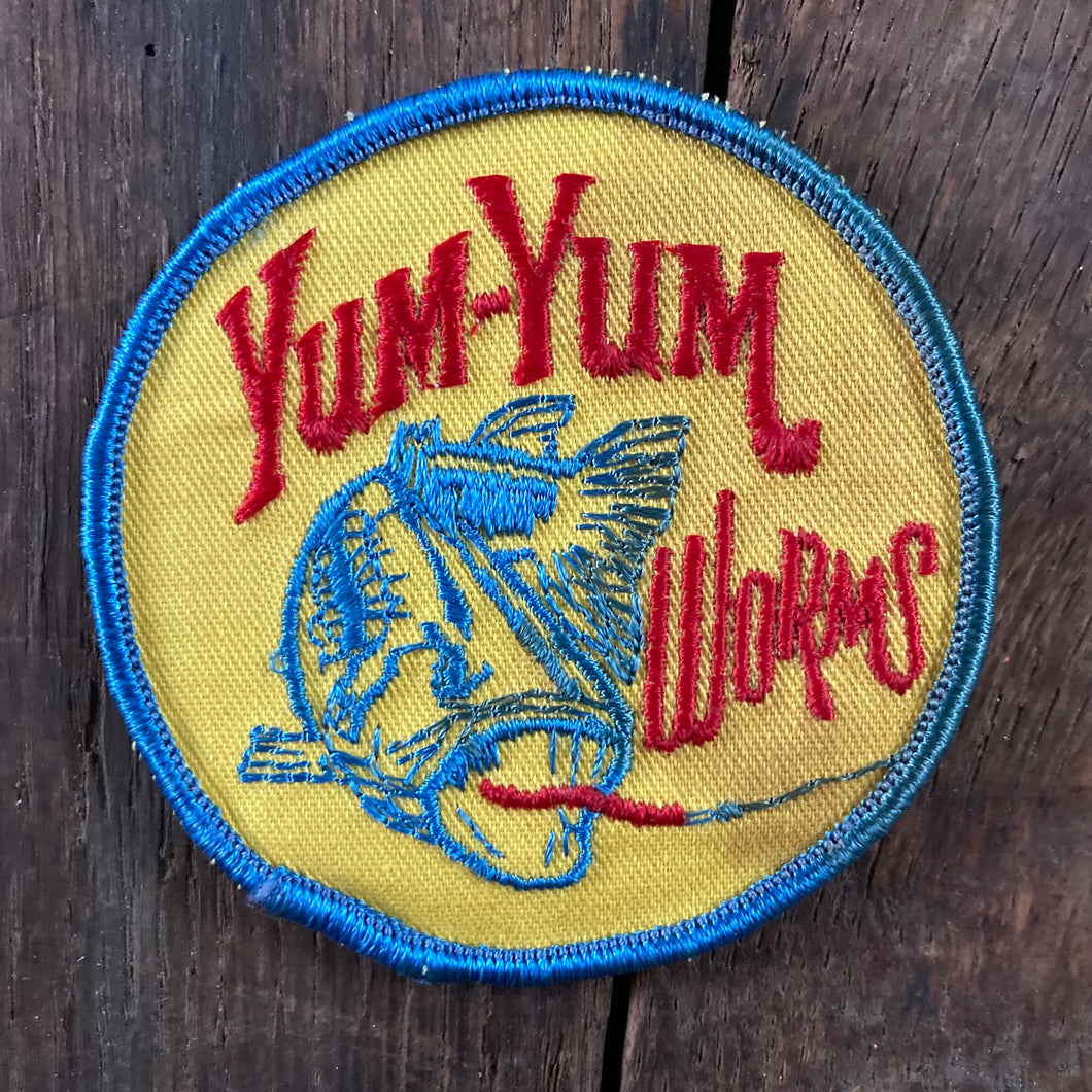 Vintage Yum-Yum Worms fishing patch – RAD Shirts Custom Printing