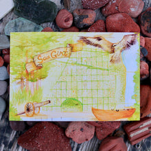 Sea Girt postcard watercolor map New Jersey Shore artwork by Ryan Wade