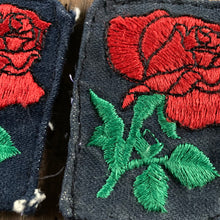 2 Vintage Rose patches