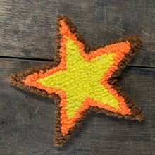 Vintage star patch with retro colors. Funky fashion accessories for sale in Manasquan NJ by RAD SHIRTS