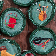 Set of 8 Vintage Girl Scout merit patches