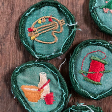 Set of 8 Vintage Girl Scout merit patches