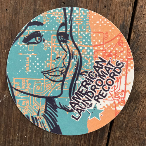 American Laundromat Tattoos sticker Mystic Connecticut