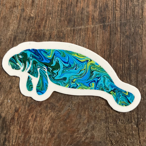 Manatee sticker for sale