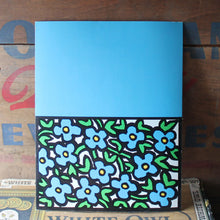 Blue Forget-Me-Not flower note card - RadCakes Shirt Printing