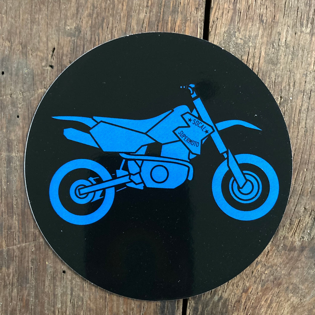 Socal Supermoto sticker for sale with dirt bike motorcycle southern california