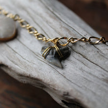 Fossil Tiger Shark Tooth and Shell charm bracelet 001 - RadCakes Shirt Printing