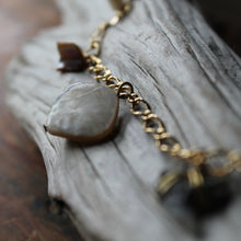 Fossil Tiger Shark Tooth and Shell charm bracelet 001 - RadCakes Shirt Printing