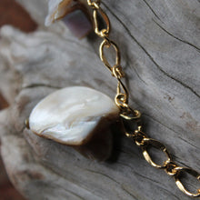 Fossil Tiger Shark Tooth and Shell charm bracelet 002 - RadCakes Shirt Printing