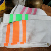 Neon Orange Tube Socks