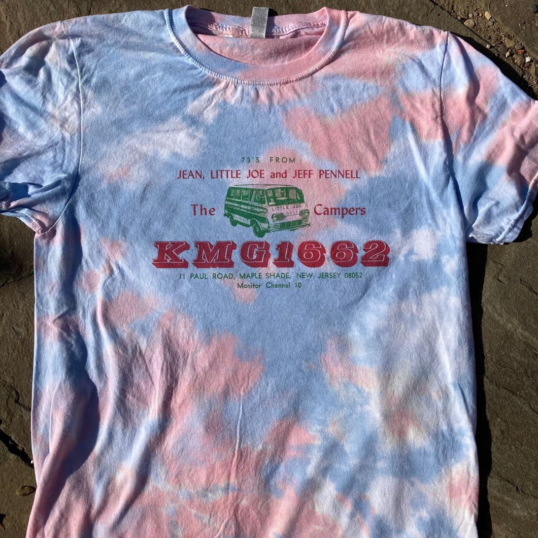 The Campers tie dye shirt (MEDIUM)