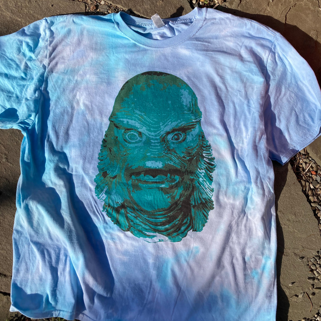 Tie dye Gill Man shirt for sale Creature From the Black Lagoon