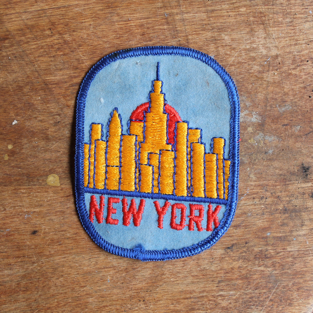 Vintage New York City patch for sale NYC Punk vtg retro design for sale