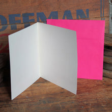 1960's Heart screen print note card with envelope - RadCakes Shirt Printing